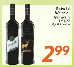 inkoop Rotwild Weine o. Glühwein Angebot