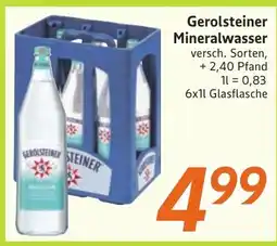 inkoop Gerolsteiner Mineralwasser Angebot