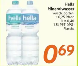 inkoop Hella Mineralwasser Angebot