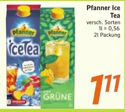 inkoop Pfanner Ice Tea Angebot