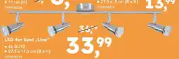 Globus Baumarkt LED 4er Spot „Lina“ Angebot