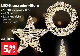 Thomas Philipps LED-Kranz oder Stern Angebot