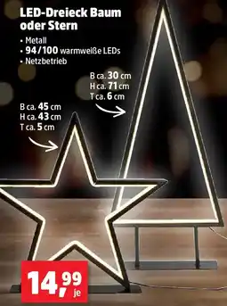 Thomas Philipps LED-Dreieck Baum oder Stern Angebot