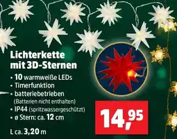 Thomas Philipps Lichterkette mit 3D-Sternen Angebot