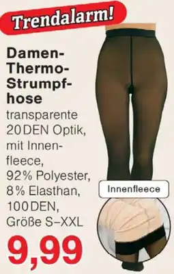 Wiglo Wunderland Damen Thermo Strumpfhose Angebot
