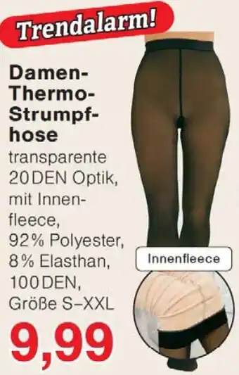 Wiglo Wunderland Damen Thermo Strumpfhose Angebot