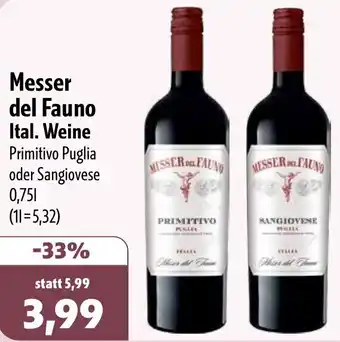Aktiv Irma Messer del Fauno Ital. Weine Angebot