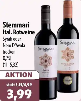 Aktiv Irma Stemmari Ital. Rotweine Angebot