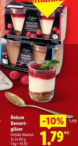 Lidl Deluxe Dessertgläser Angebot