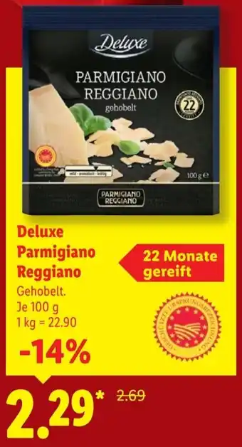 Lidl Deluxe Parmigiano Reggiano Angebot
