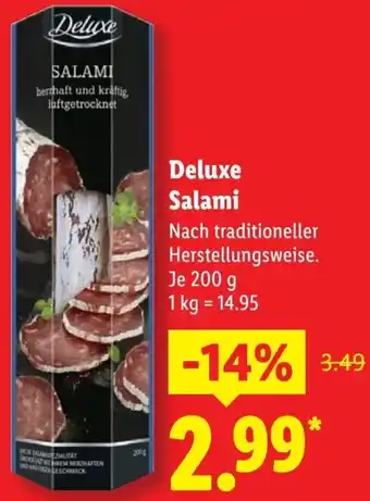 Lidl Deluxe Salami Angebot