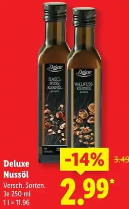 Lidl Deluxe Nussöl Angebot