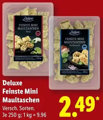Lidl Deluxe Feinste Mini Maultaschen Angebot