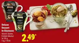 Lidl Deluxe Dessert in Glastasse Angebot