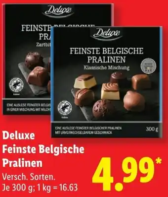 Lidl Deluxe Feinste Belgische Pralinen Angebot