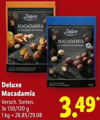 Lidl Deluxe Macadamia Angebot