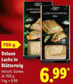 Lidl Deluxe Lachs in Blätterteig Angebot