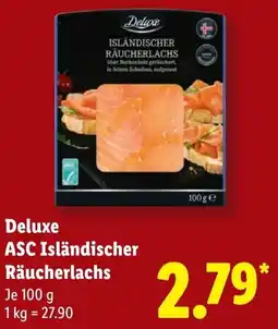 Lidl Deluxe ASC Isländischer Räucherlachs Angebot