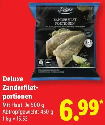 Lidl Deluxe Zanderfiletportionen Angebot