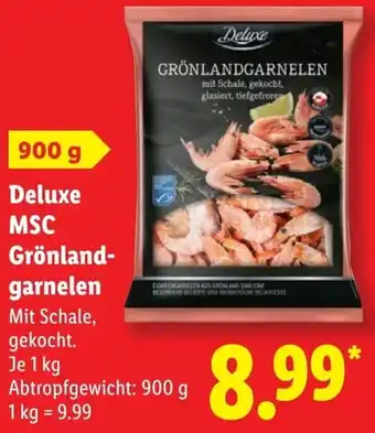Lidl Deluxe MSC Grönlandgarnelen Angebot