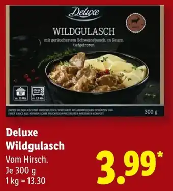 Lidl Deluxe Wildgulasch Angebot