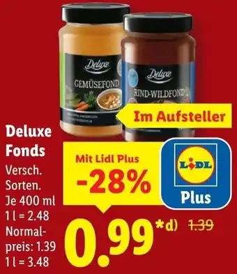 Lidl Deluxe Fonds Angebot
