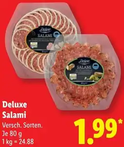 Lidl Deluxe Salami Angebot
