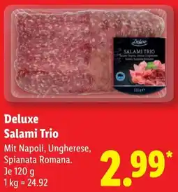 Lidl Deluxe Salami Trio Angebot