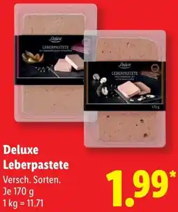 Lidl Deluxe Leberpastete Angebot