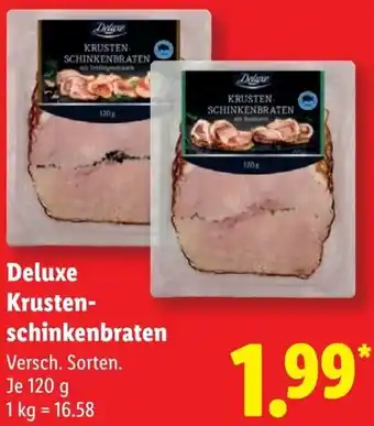 Lidl Deluxe Krustenschinkenbraten Angebot