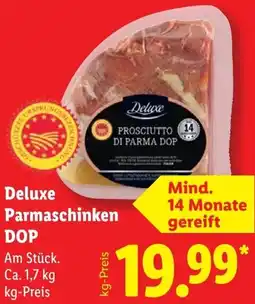Lidl Deluxe Parmaschinken DOP Angebot
