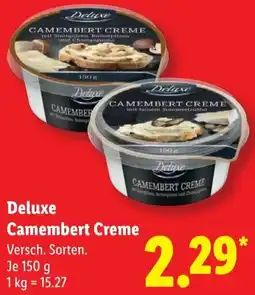 Lidl Deluxe Camembert Creme Angebot