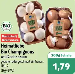 Aktiv Irma Heimatliebe Bio Champignons weiß oder braun Angebot