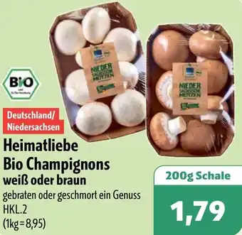Aktiv Irma Heimatliebe Bio Champignons weiß oder braun Angebot