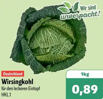 Aktiv Irma Deutschland Wirsingkohl Angebot