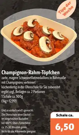 Aktiv Irma Champignon-Rahm-Töpfchen Angebot