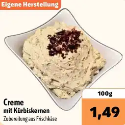 Aktiv Irma Creme mit Kürbiskernen Angebot