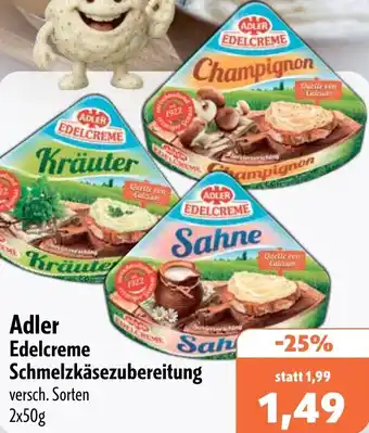 Aktiv Irma Adler Edelcreme Schmelzkäsezubereitung Angebot