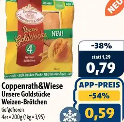Aktiv Irma Coppenrath&Wiese Unsere Goldstücke Weizen-Brötchen Angebot