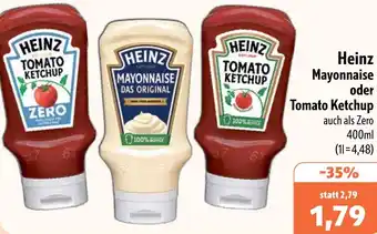 Aktiv Irma Heinz Mayonnaise oder Tomato Ketchup Angebot