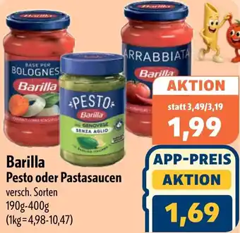 Aktiv Irma Barilla Pesto oder Pastasaucen Angebot