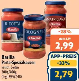 Aktiv Irma Barilla Pasta-Spezialsaucen Angebot