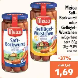 Aktiv Irma Meica Saft Bockwurst oder Geflügel Würstchen Angebot