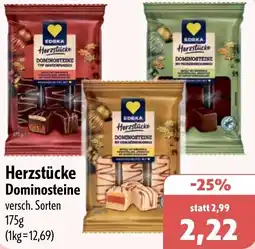 Aktiv Irma EDEKA Herzstücke Dominosteine Angebot