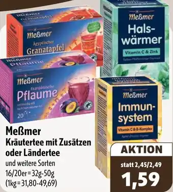 Aktiv Irma Meẞmer Kräutertee mit Zusätzen oder Ländertee Angebot
