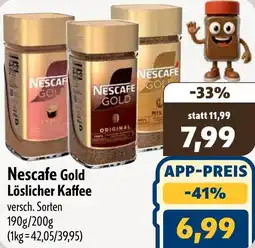 Aktiv Irma Nescafe Gold Löslicher Kaffee Angebot