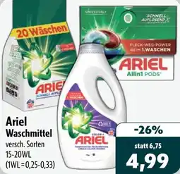 Aktiv Irma Ariel Waschmittel Angebot