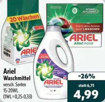 Aktiv Irma Ariel Waschmittel Angebot