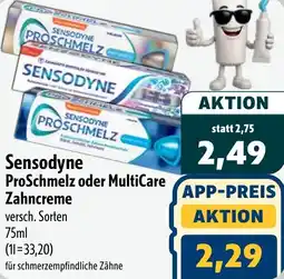 Aktiv Irma Sensodyne ProSchmelz oder MultiCare Zahncreme Angebot