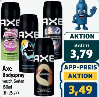 Aktiv Irma Axe Bodyspray Angebot
